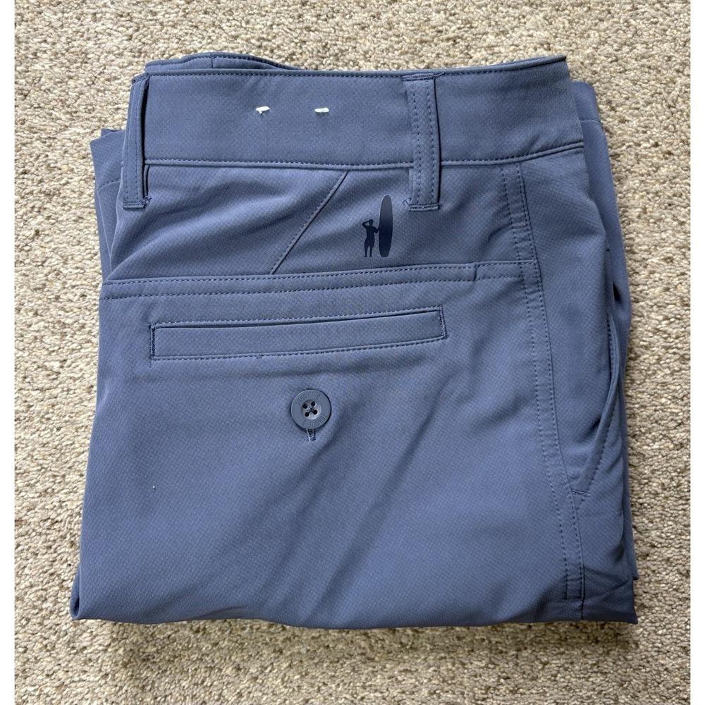 Johnnie-O Mens Size 30 Mulligan Performance Shorts Golf Stretch Lightweight Blue